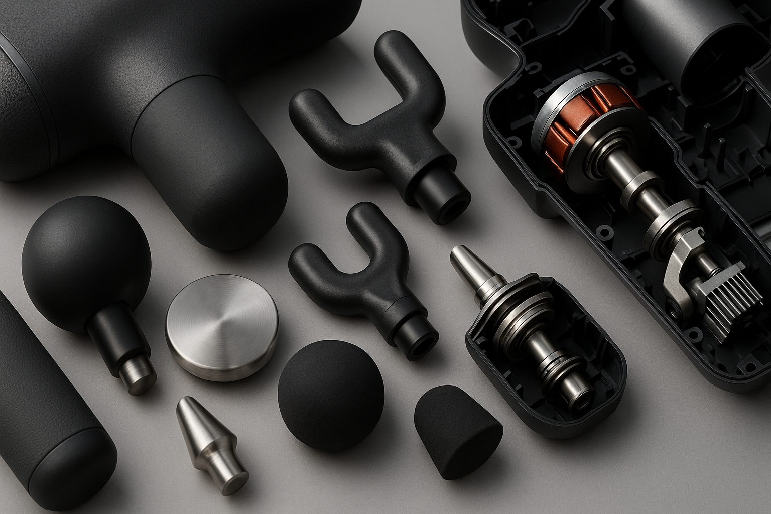 Design-pistolet-massage-7-matériaux-durables-éco BELFIT