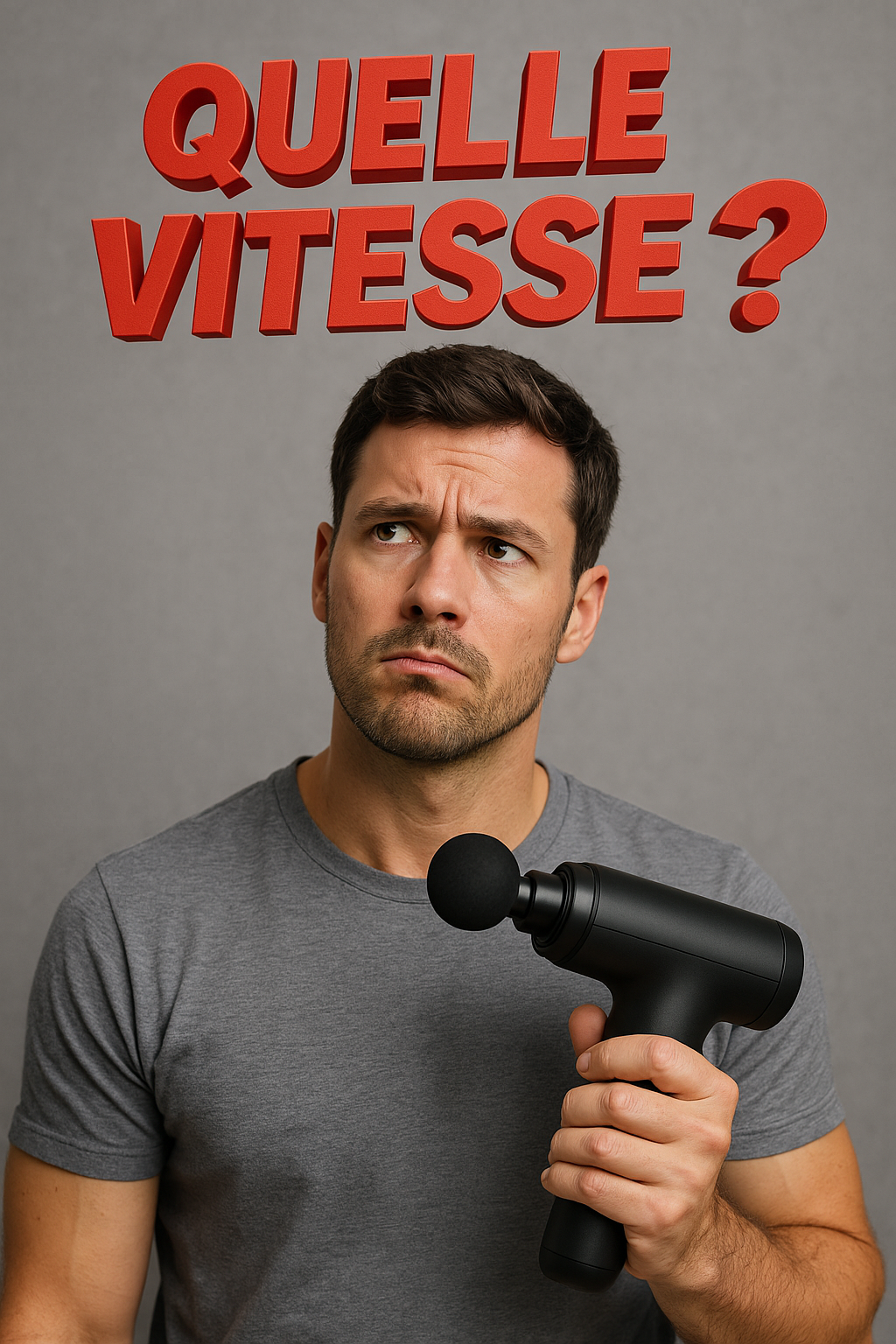 Pistolet-de-massage-5-réglages-vitesse-pression BELFIT