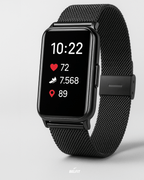 Montre Connectée CoreWatch X black mesh belt