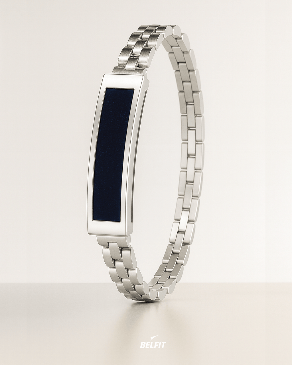 Bracelet connecté - PulseLine Bleu/argent