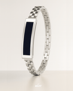 Bracelet connecté - PulseLine Bleu/argent