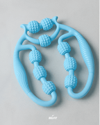 Rouleau de Massage Ergonomique Bleu