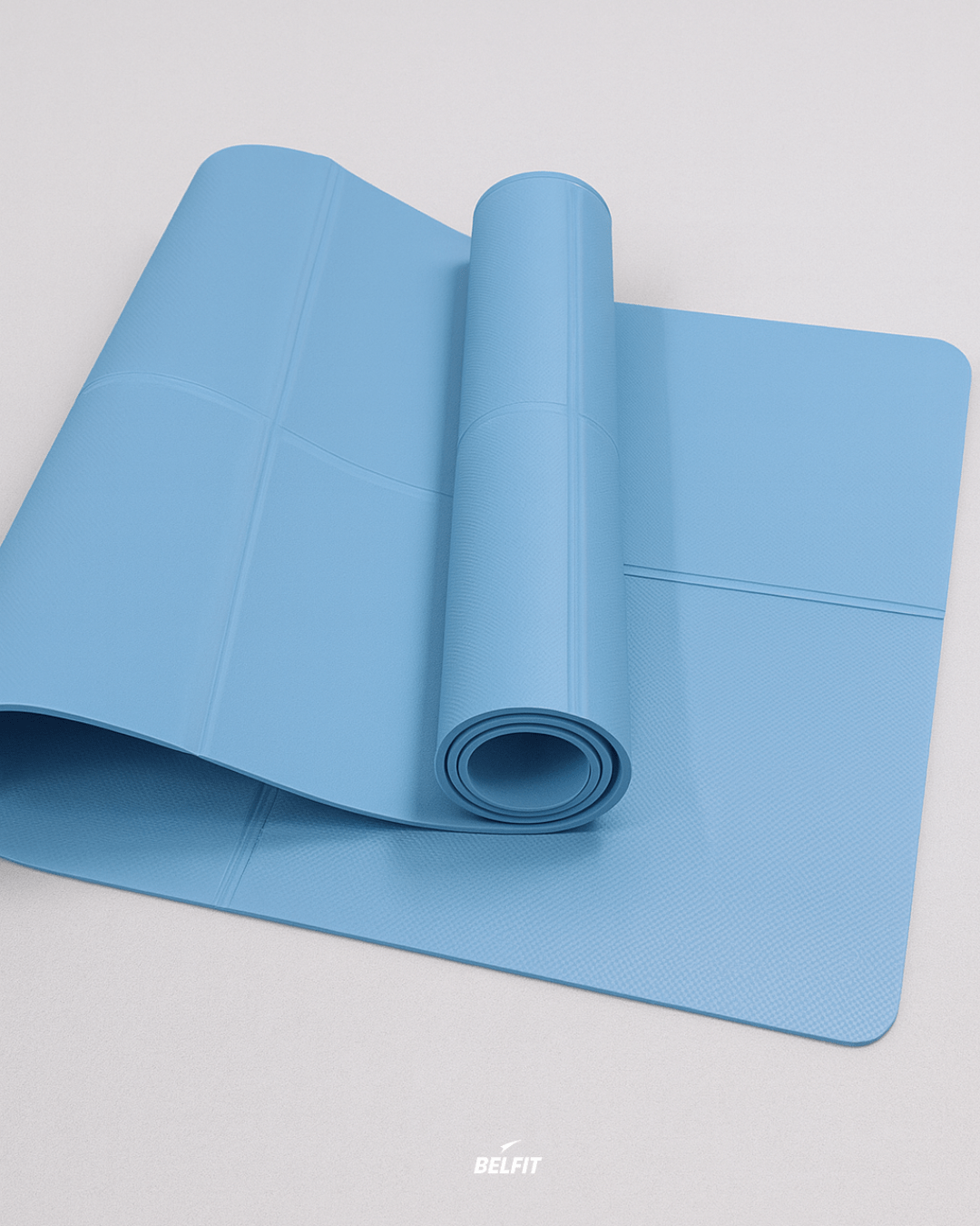 Tapis de yoga - FlexiFold bleu