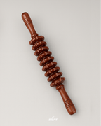 Rouleau de Massage Anti-Cellulite en Bois Bois foncé droit