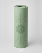 Tapis de yoga antidérapant Green  black