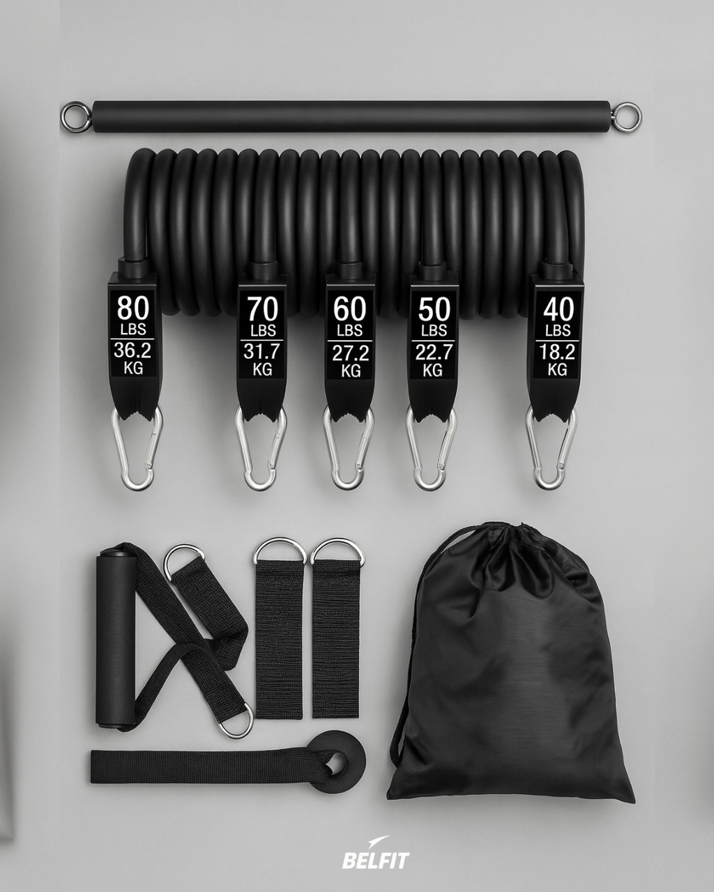 Kit d'élastiques - PowerBand kit 12pcs