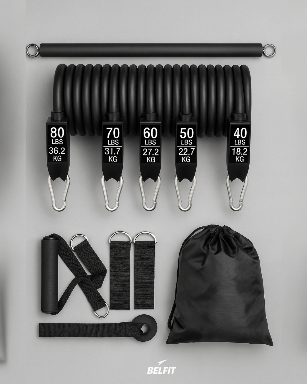 Kit d'élastiques - PowerBand kit 12pcs