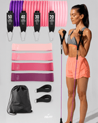 Kit d'élastiques - BoostTraining kit 17pcs rose