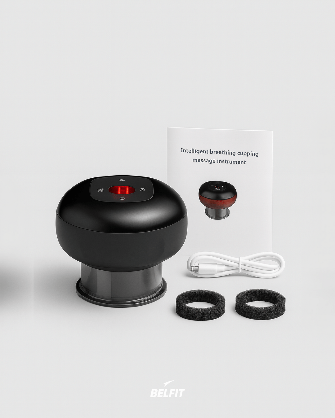 Appareil de Cupping intelligent anti-cellulite Noir 6 vitesses