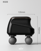 Mini pistolet de massage - PulseX Noir / Type C Charge