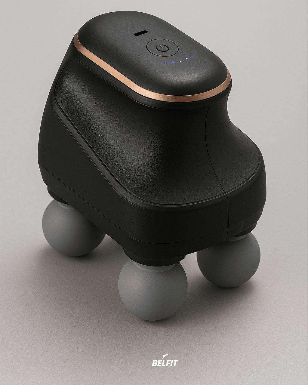 Mini pistolet de massage - PulseX Noir / Type C Charge