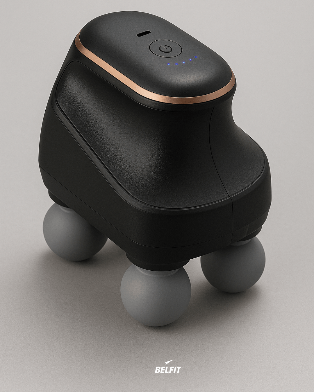 Mini pistolet de massage - PulseX Noir / Type C Charge