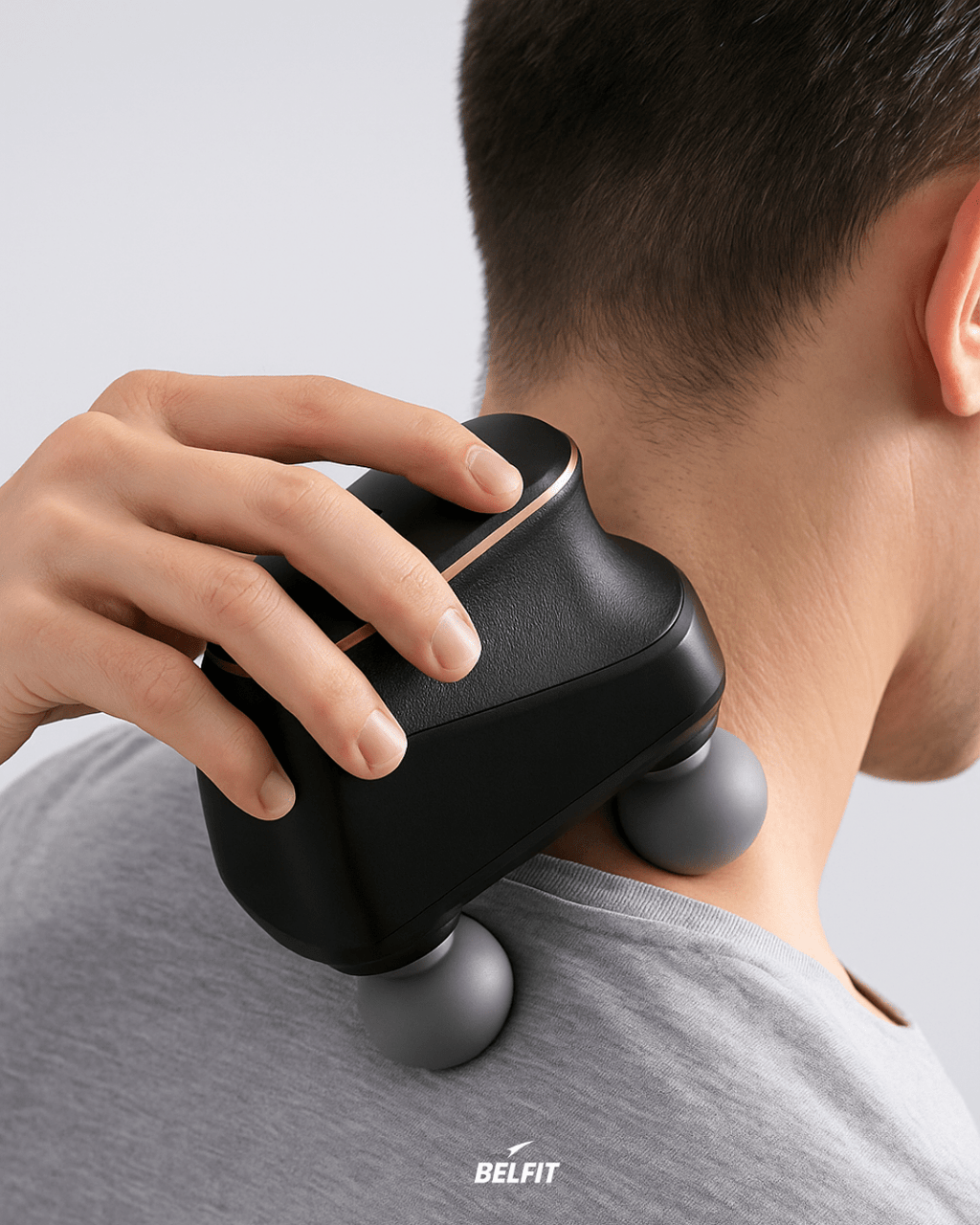 Mini pistolet de massage - PulseX Noir / Type C Charge