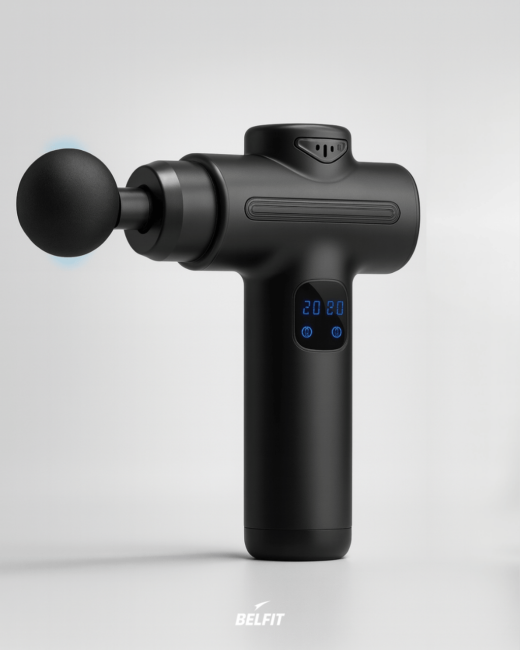 Pistolet de Massage - ErgoFlow Noir / Type C Charge