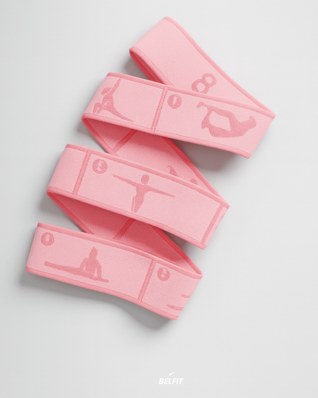 Bande Élastique de musculation - AdjustX Band rose