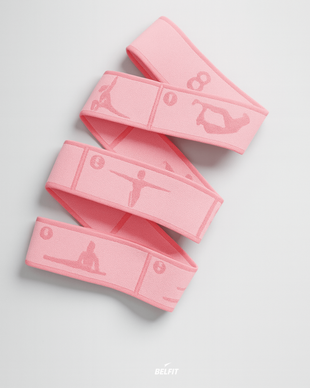 Bande Élastique de musculation - AdjustX Band rose