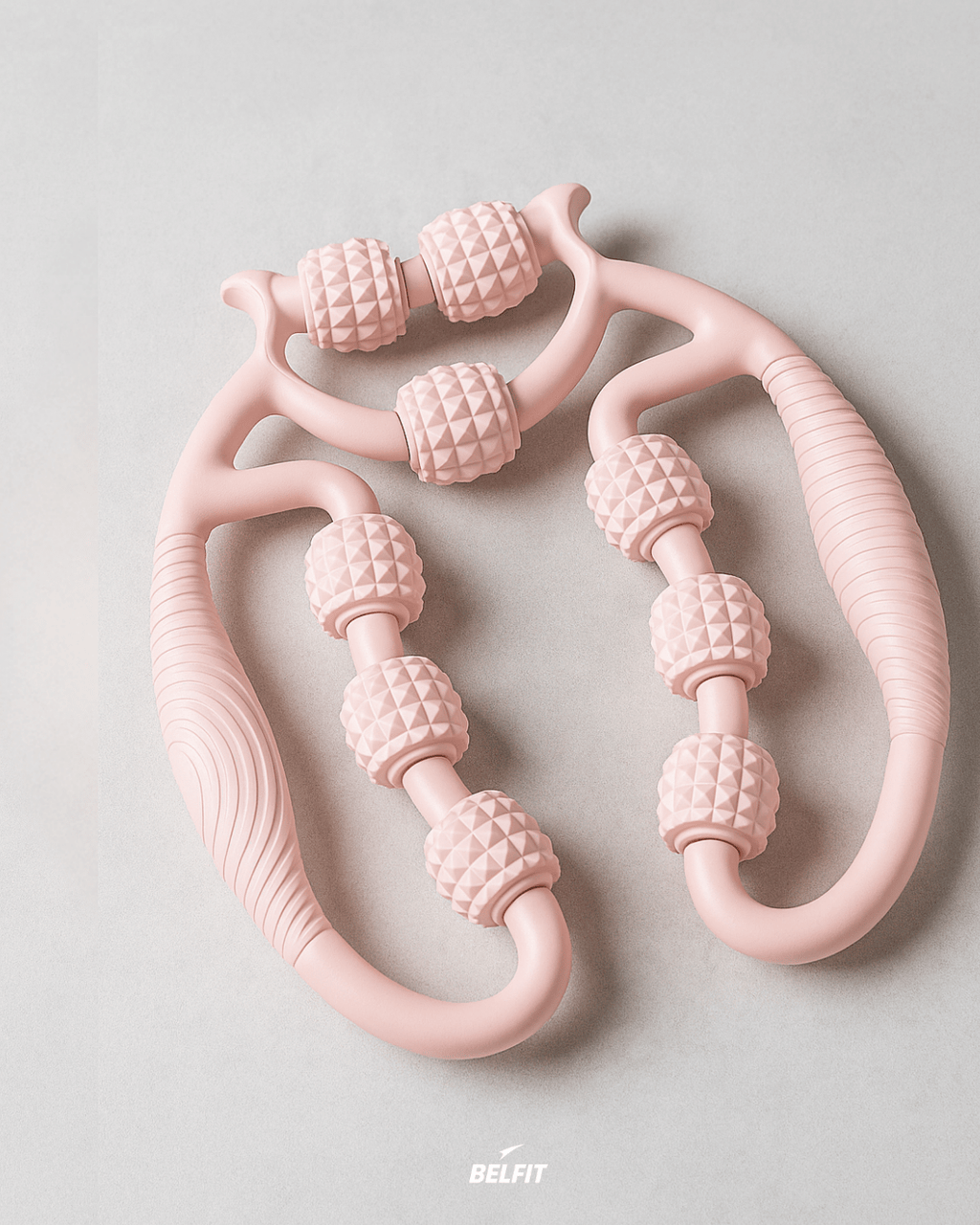 Rouleau de Massage Ergonomique Rose