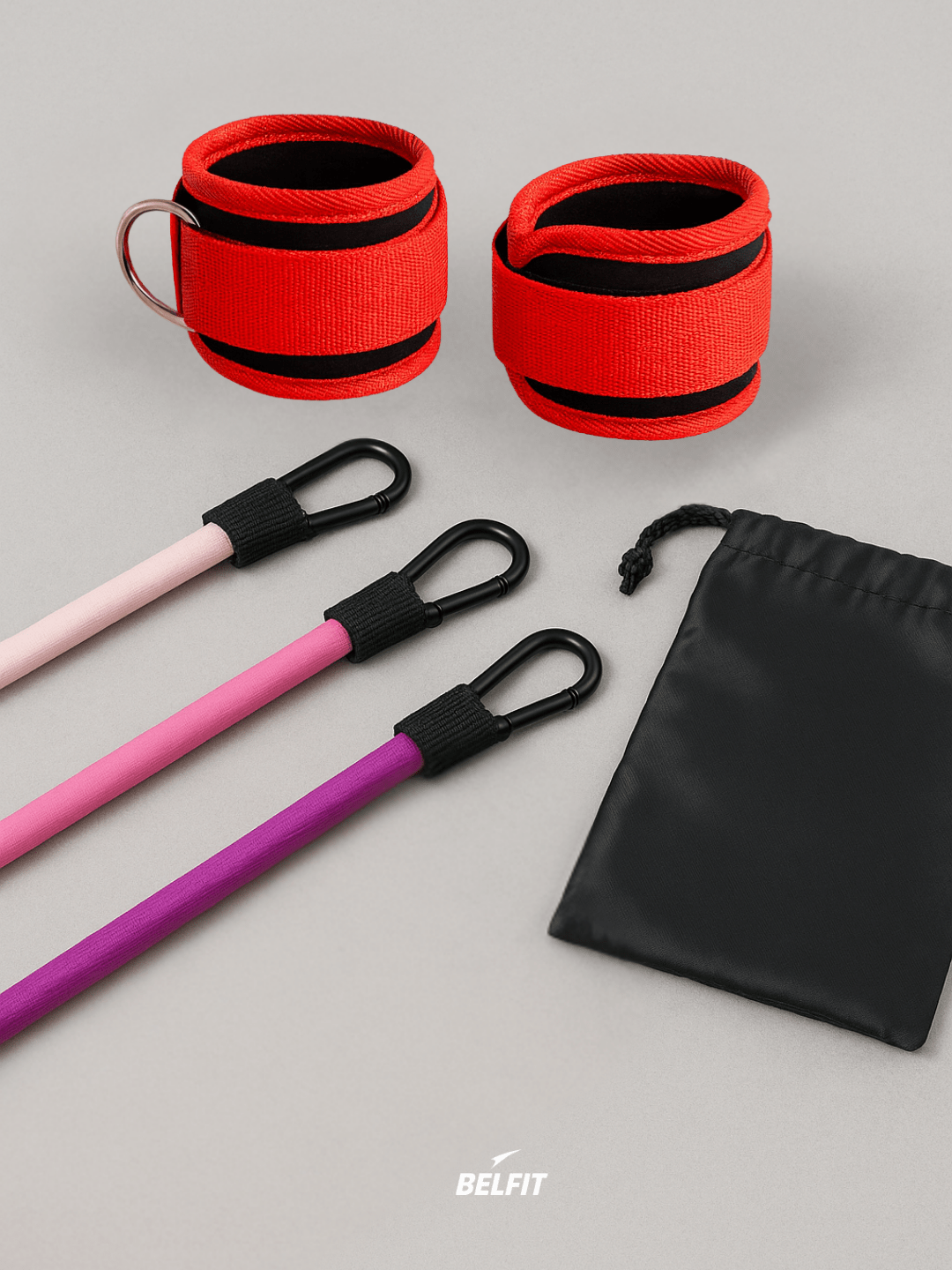 Kit élastiques - BootyPro Rouge