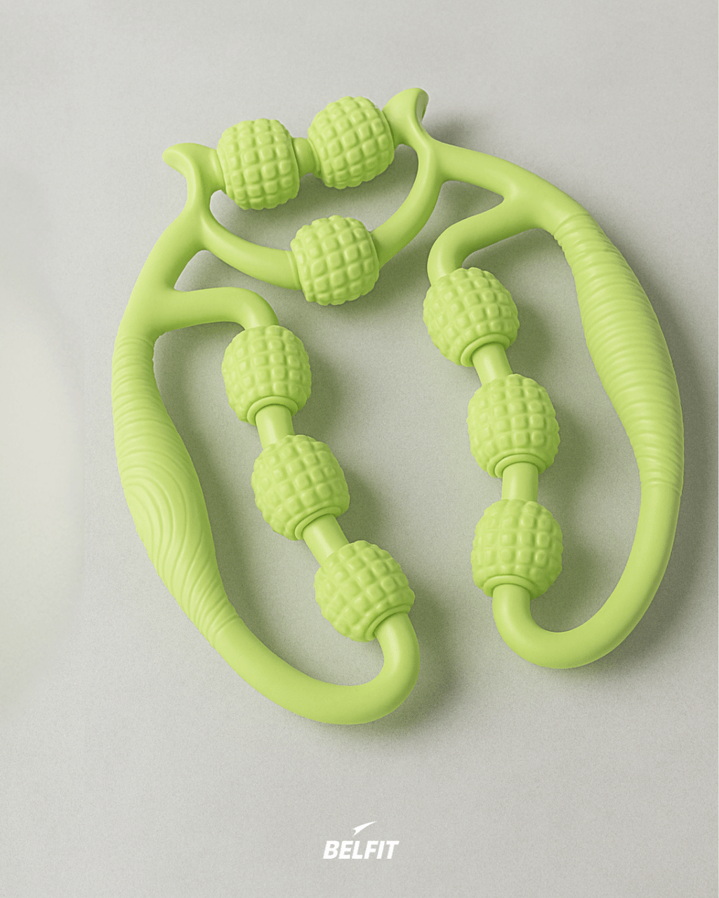 Rouleau de Massage Ergonomique Vert